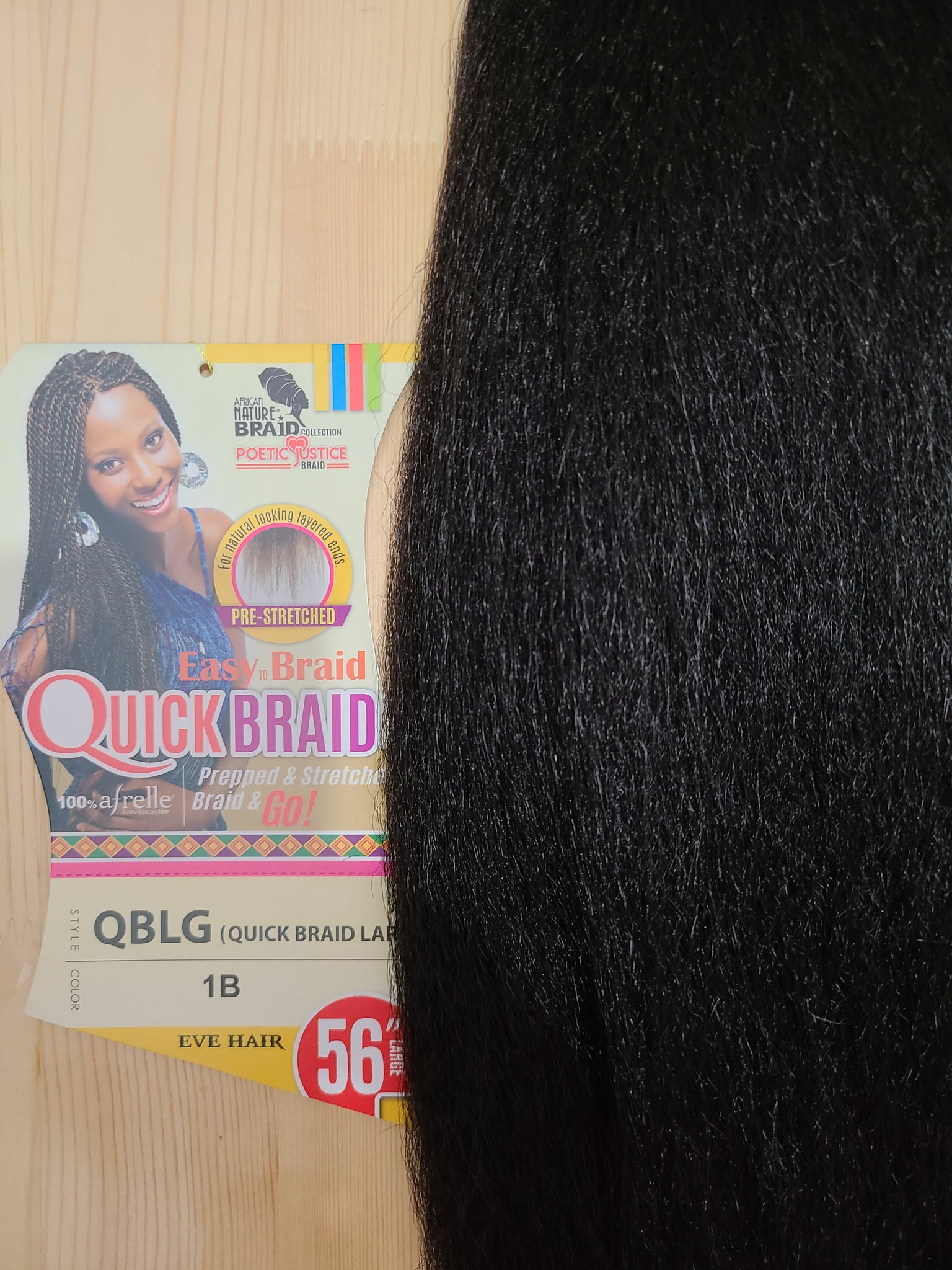 4X QUAD KID'S BRAID Pre Stretched Braiding Hair 16 for Easy Braiding –  BNGHAIR