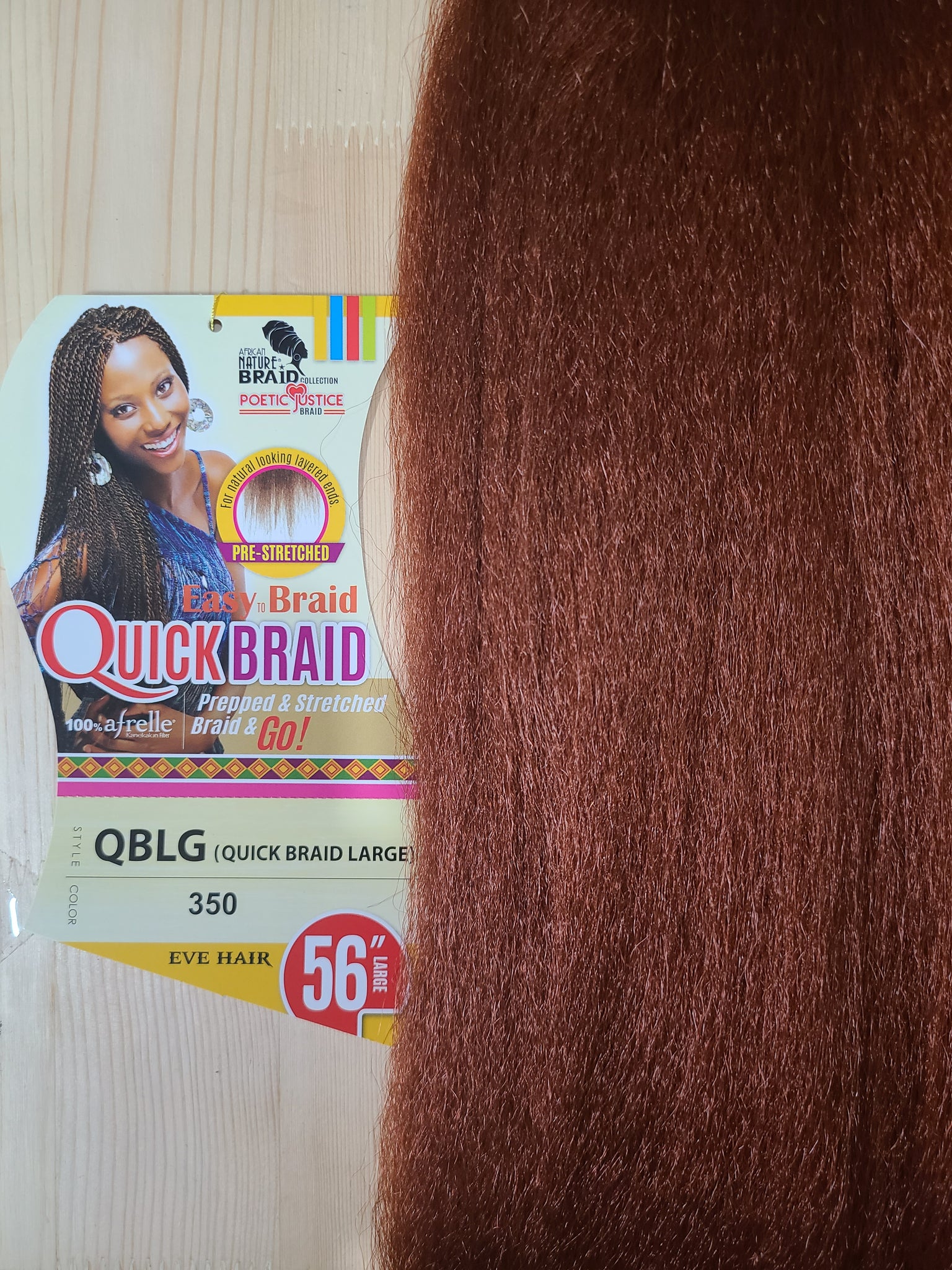 Pre Stretched braiding hair for sale - unique color mix available